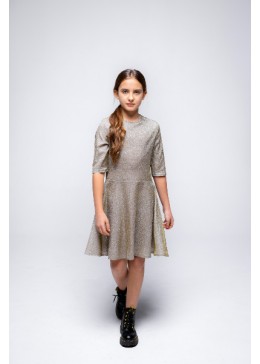 TopHat золотистое нарядное платье для девочки